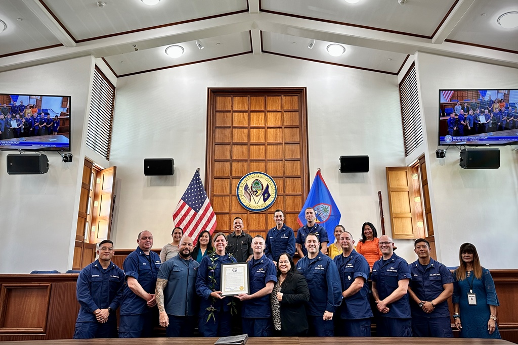 U.S. Coast Guard Forces Micronesia/Sector Guam Legislature Visit U.S. Coast Guard Forces Micronesia/Sector Guam Legislature Visit